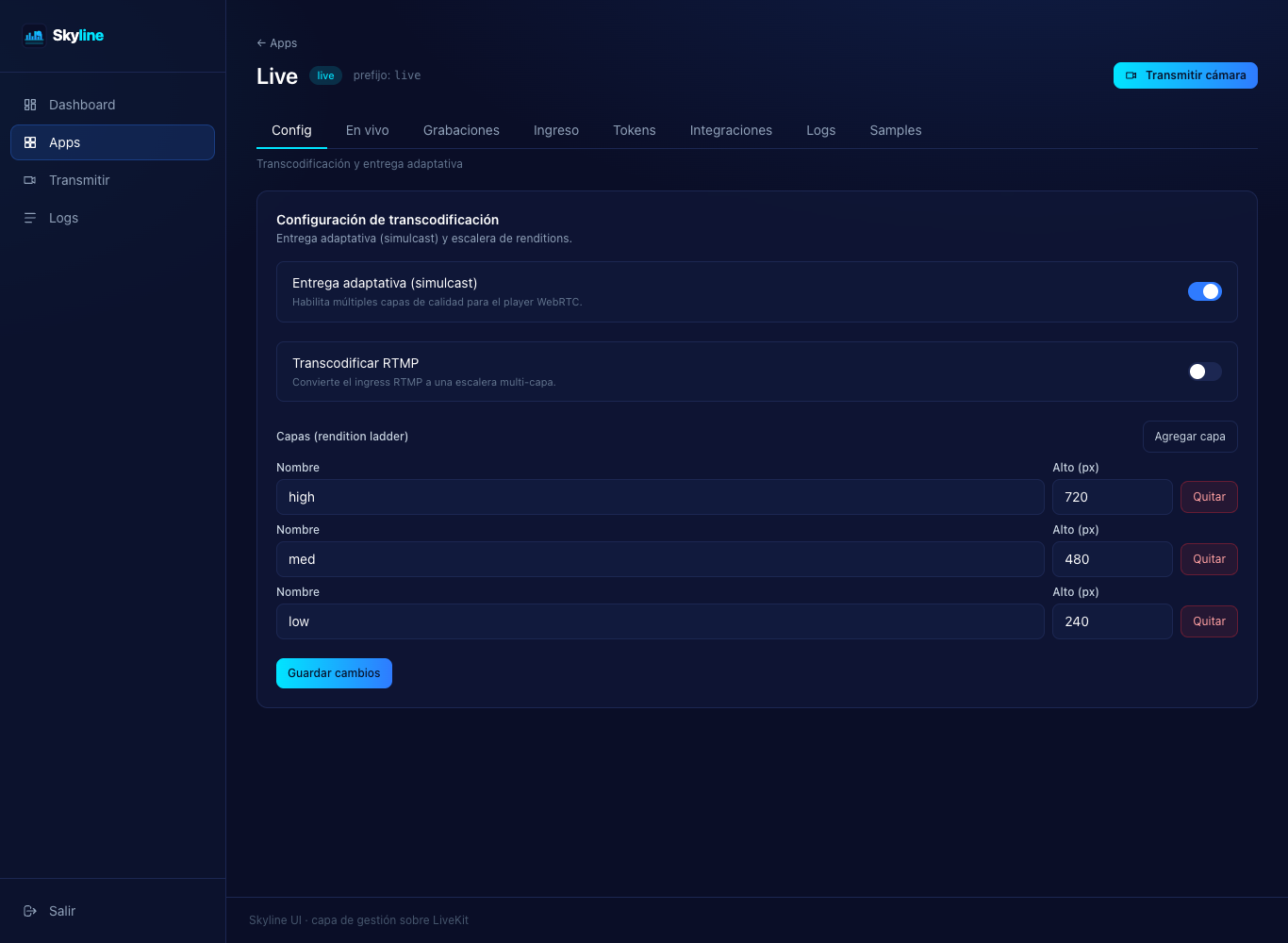 Adaptive delivery per app